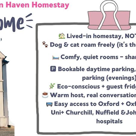 Headington Haven Homestay Oxford Exterior foto